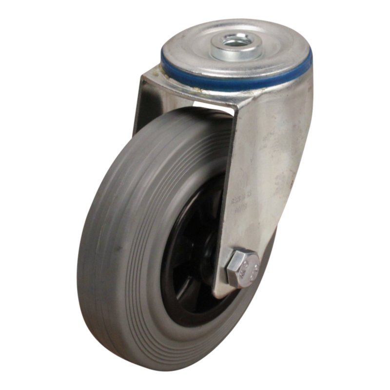 roulette pivotante 125mm serie 11 ᠆ 15 trou pour boulon roulement à rouleaux
