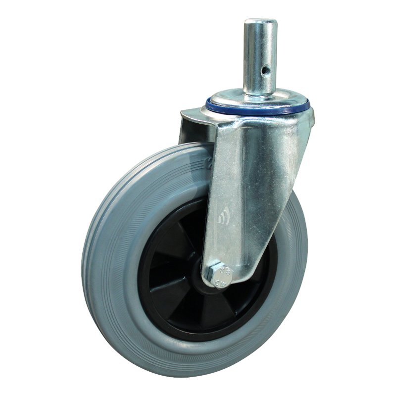 roulette pivotante 200mm serie 11 ᠆ 15 goupille palier lisse