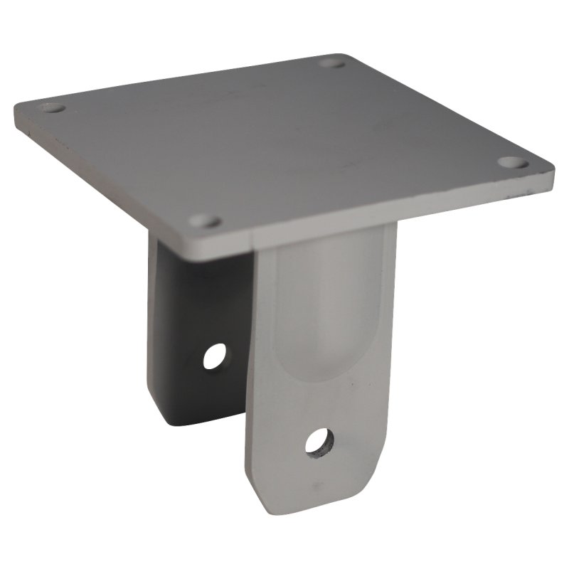 roue fixe 150mm serie 45 ᠆ 20 montage de la plaque palier lisse