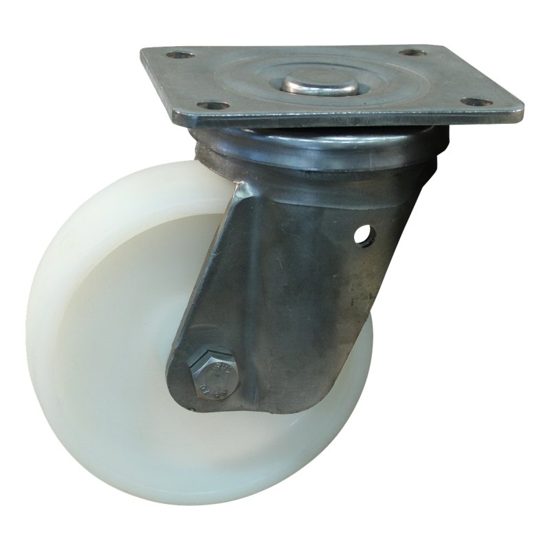 roulette pivotante 200mm serie 33 ᠆ 36 montage de la plaque palier lisse
