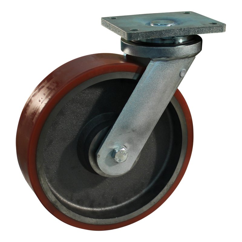 roulette pivotante 160mm série 28 ᠆ 22 montage de la plaque roulement à billes