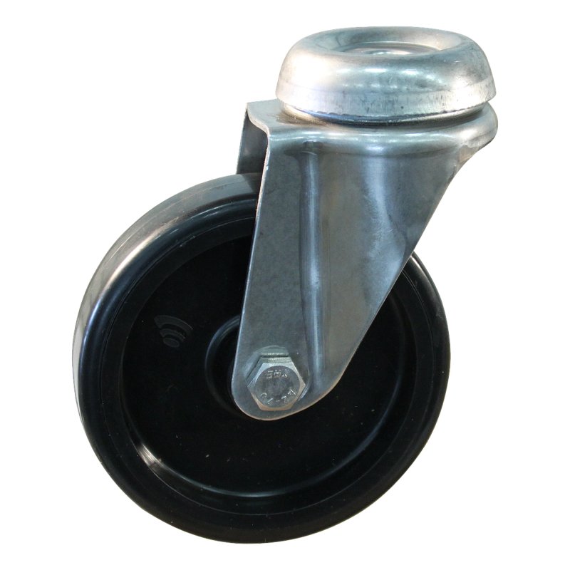 roulette pivotante 75mm serie 65 ᠆ 37 trou pour boulon palier lisse