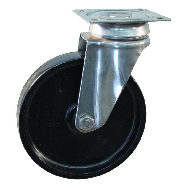 roulette pivotante 75mm serie 65 ᠆ 37 montage de la plaque palier lisse