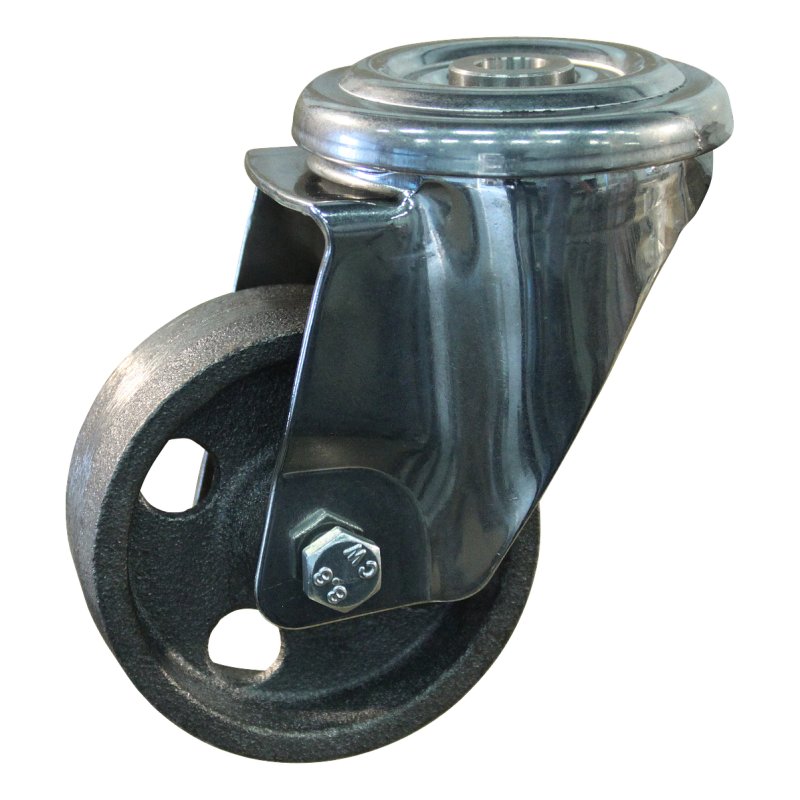 roulette pivotante 100mm serie 45 ᠆ 29 trou pour boulon palier lisse