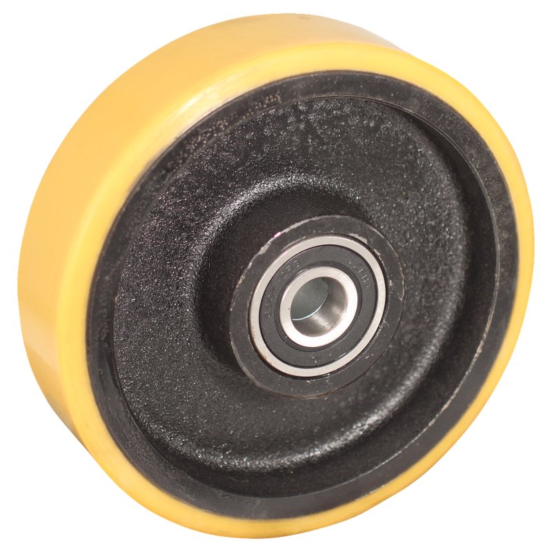 roue fixe 180mm série 28 ᠆ 11 montage de la plaque roulement à billes