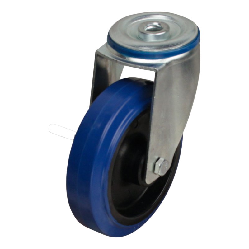 roulette pivotante 125mm série 13 ᠆ 15 trou pour boulon roulement à rouleaux