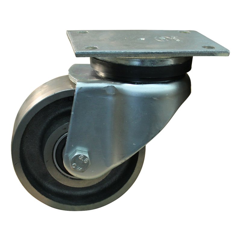 roulette pivotante 150mm serie 45 ᠆ 14 montage de la plaque roulement à billes