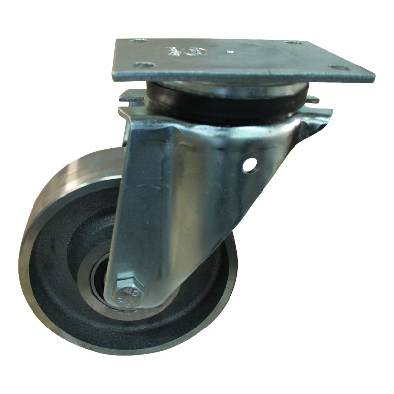 roulette pivotante 175mm serie 45 ᠆ 14 montage de la plaque roulement à billes