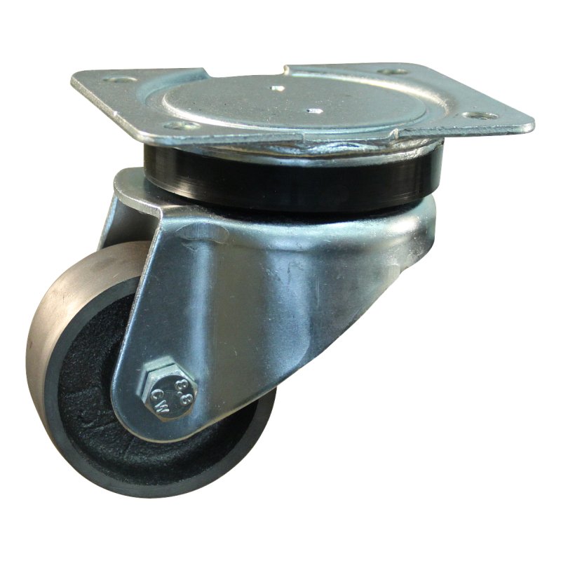 roulette pivotante 65mm serie 45 ᠆ 14 montage de la plaque palier lisse