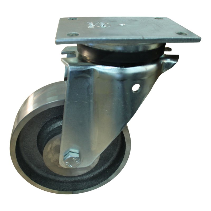 chape pivotante 200mm serie 45 ᠆ 14 montage de la plaque palier lisse