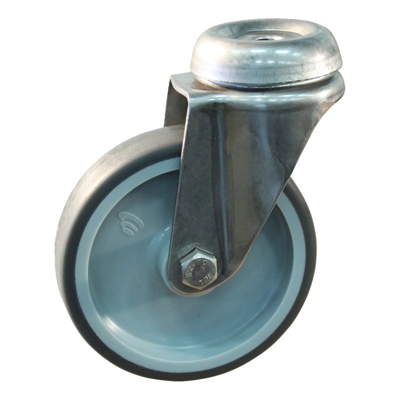 roulette pivotante 50mm serie 68 ᠆ 37 trou pour boulon palier lisse