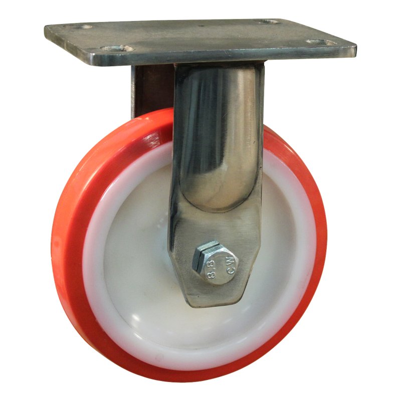 roue fixe 150mm série 27 ᠆ 32 montage de la plaque palier lisse