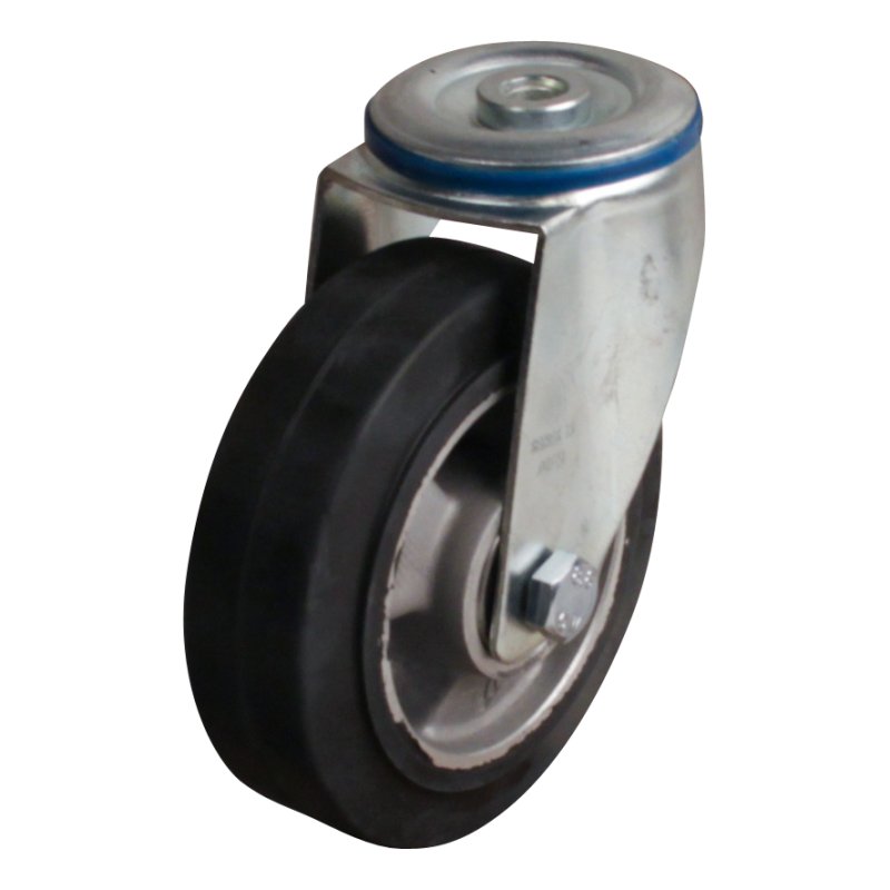 roulette pivotante 125mm série 10 ᠆ 15 trou pour boulon roulement à billes