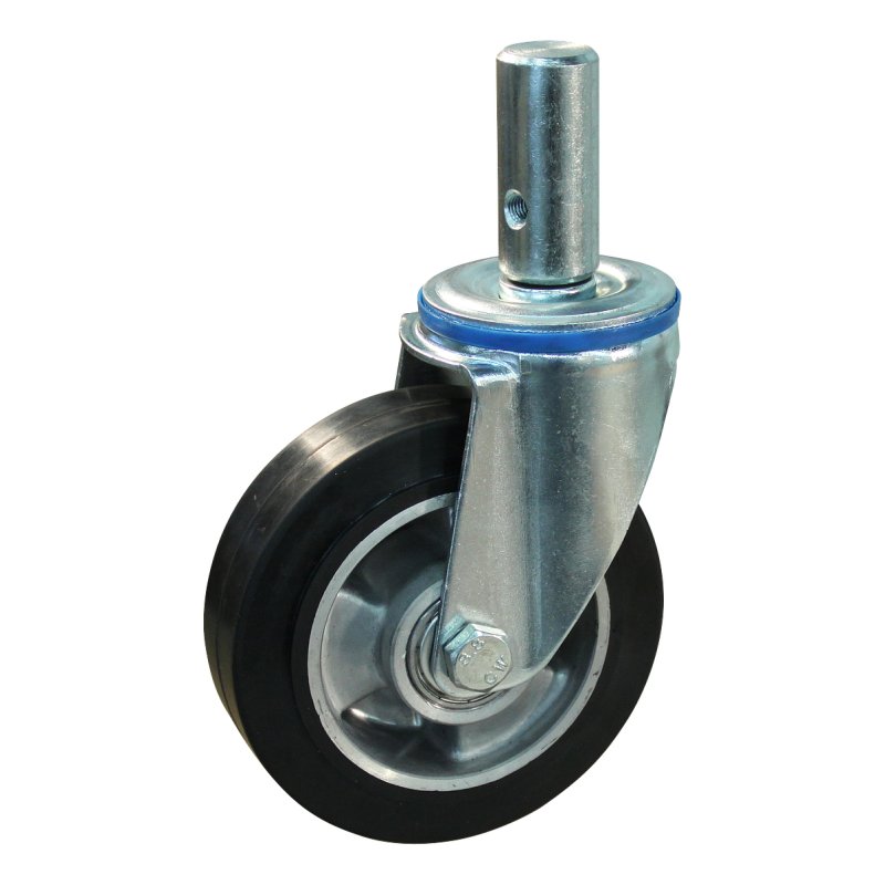 roulette pivotante 125mm série 10 ᠆ 15 goupille roulement à billes