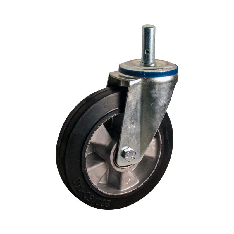 roulette pivotante 200mm série 10 ᠆ 15 goupille roulement à billes