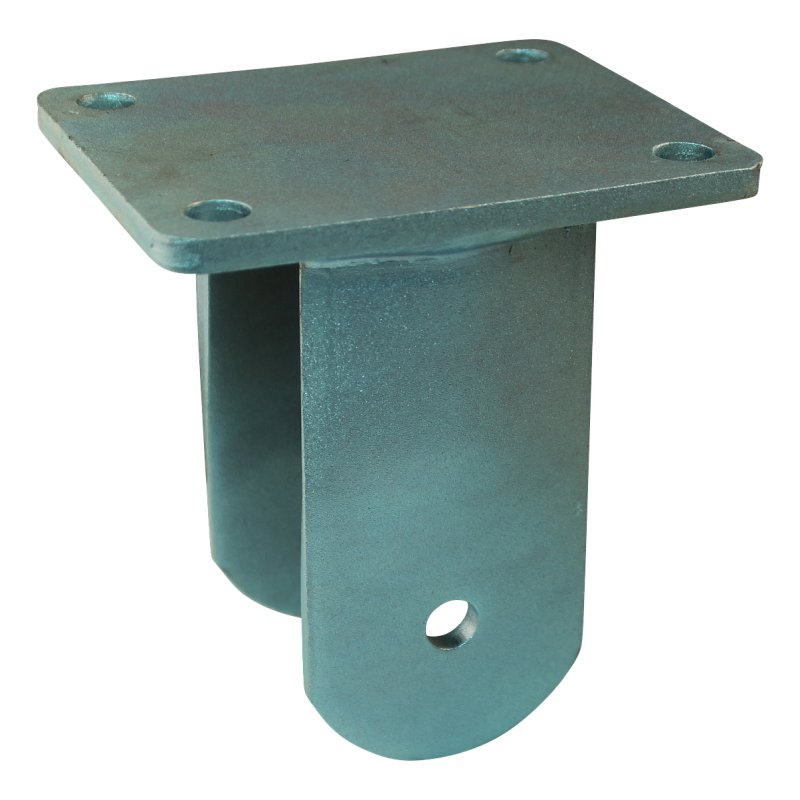 roue fixe 125mm serie 33 ᠆ 22 montage de la plaque palier lisse