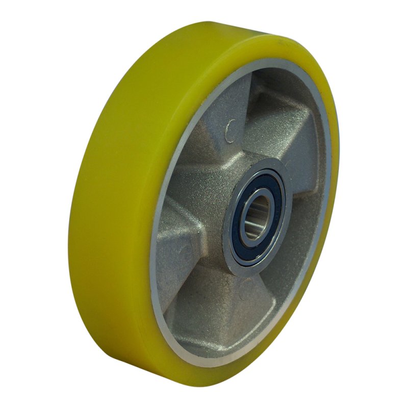roulette pivotante avec frein 100mm série 29 ᠆ 15 trou pour boulon roulement à billes