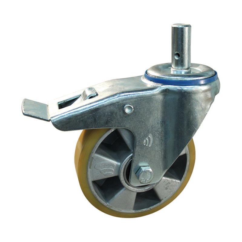 roulette pivotante avec frein 160mm série 29 ᠆ 15 goupille roulement à billes