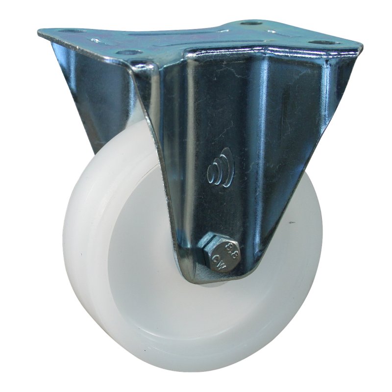 roue fixe 100mm serie 34 ᠆ 12 montage de la plaque palier lisse