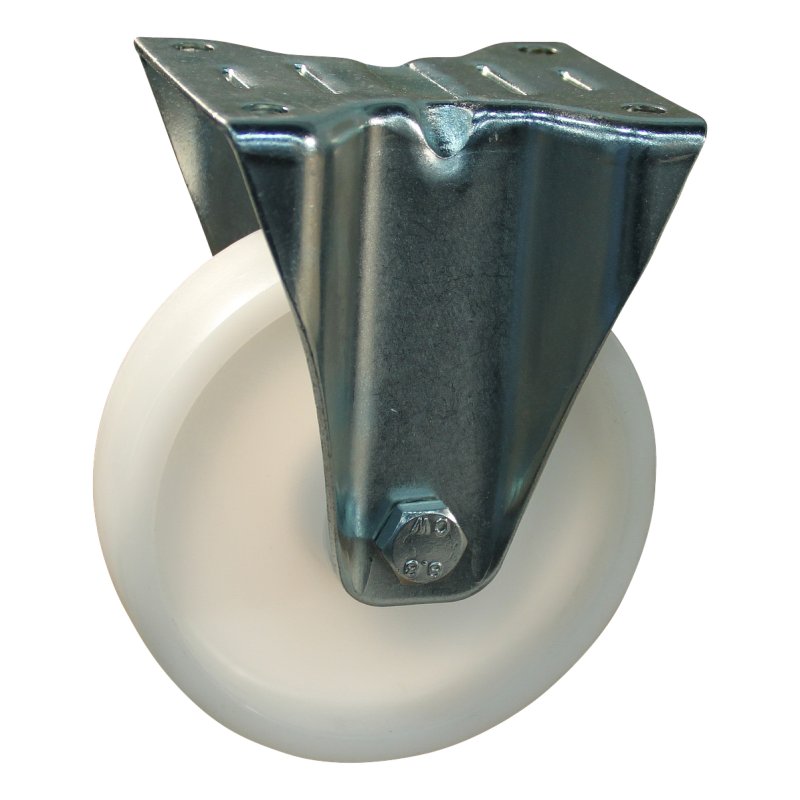 roue fixe 125mm serie 34 ᠆ 12 montage de la plaque palier lisse