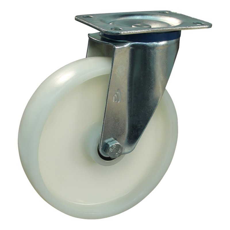 roulette pivotante 200mm serie 34 ᠆ 12 montage de la plaque palier lisse
