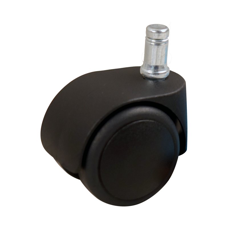 roulette pivotante 50mm série 74-68 Pin lisse avec bague d'arrêt palier lisse