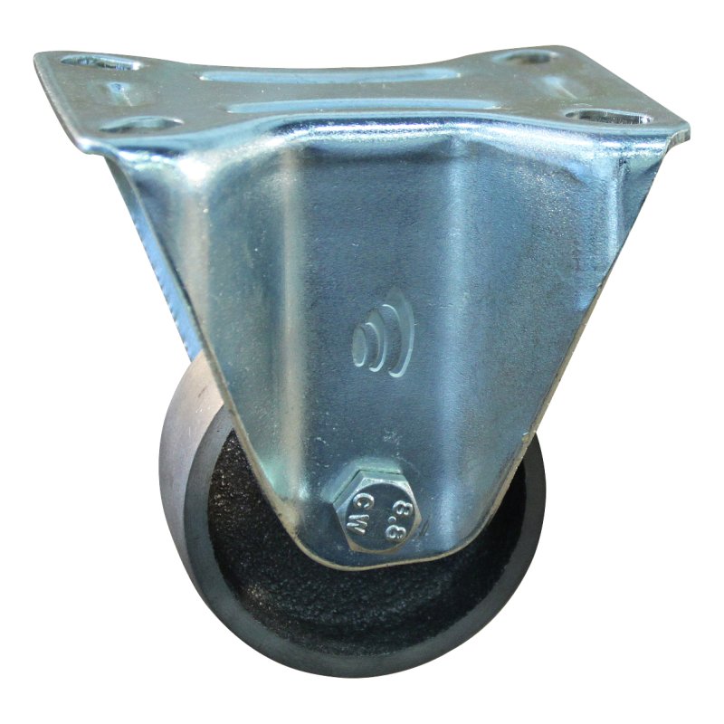 roue fixe 65mm serie 45 ᠆ montage de la plaque palier lisse