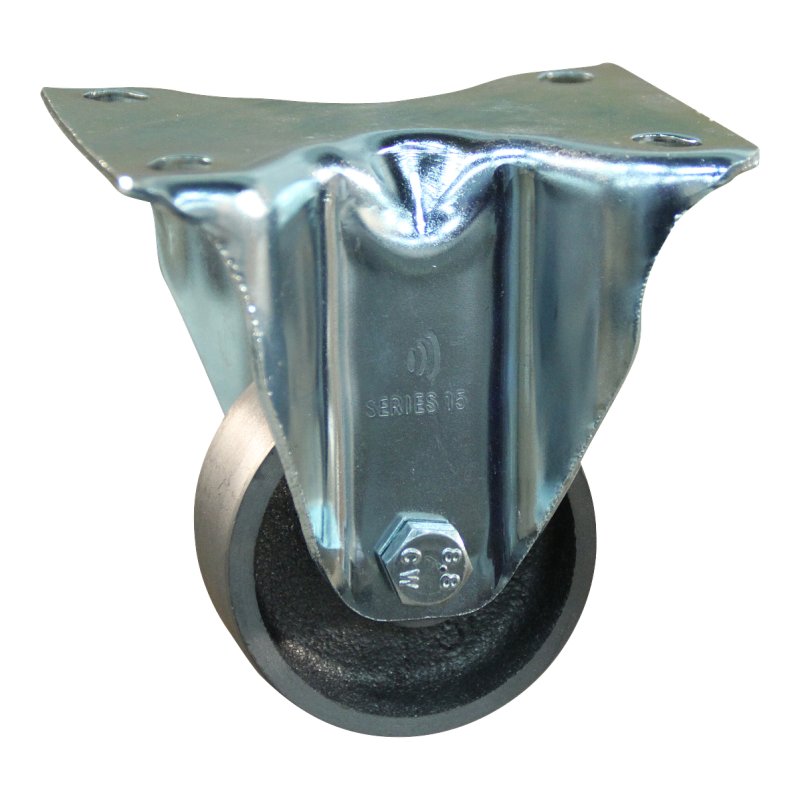 roue fixe 80mm serie 45 ᠆ montage de la plaque palier lisse