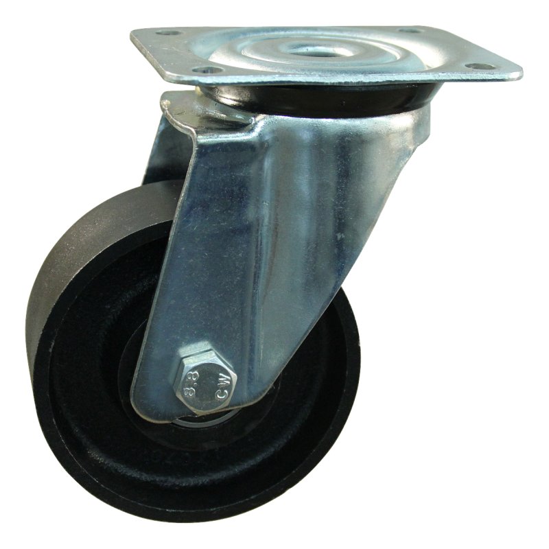 roulette pivotante 130mm serie 45 ᠆ 15 montage de la plaque palier lisse