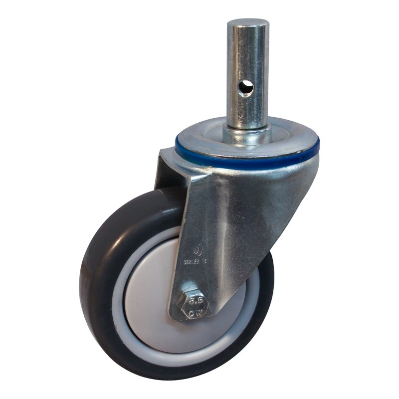roulette pivotante 125mm serie 19 ᠆ 15 goupille roulement à billes