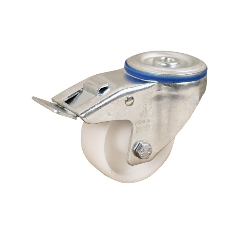 roulette pivotante avec frein 150mm serie 34 ᠆ 15 goupille palier lisse