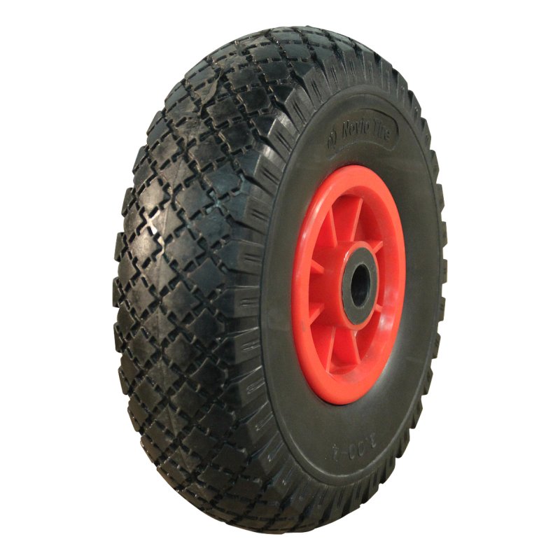 roue fixe + palier lisse Ø20 NL75mm plastique Rouge 3.00x4 bloc 2.10X4 91 montage de la plaque palier lisse