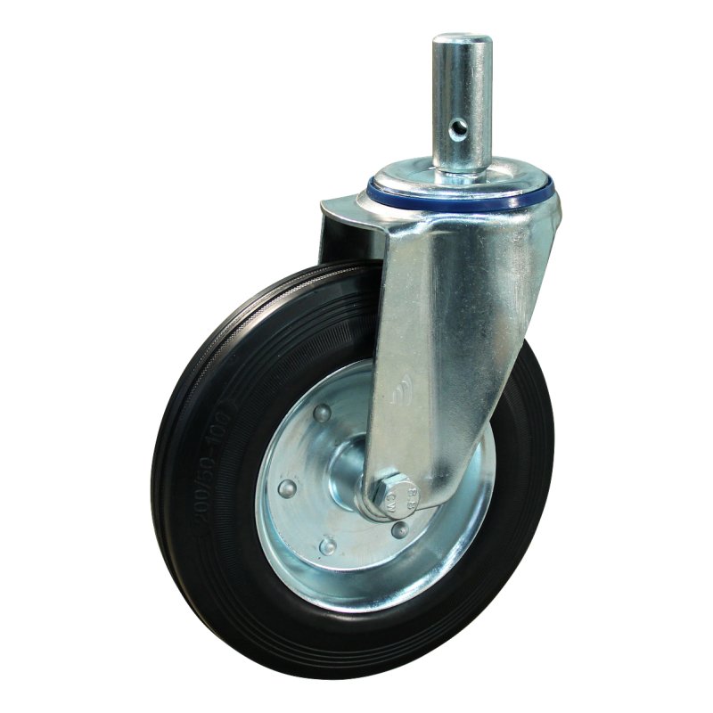 roulette pivotante 200mm série 02 ᠆ 15 goupille roulement à rouleaux