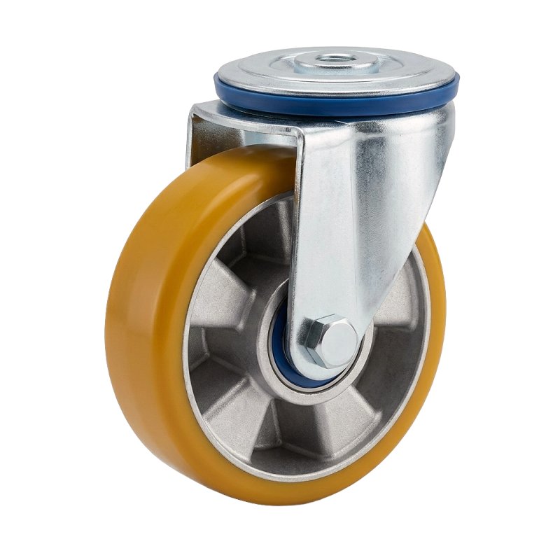 roulette pivotante 125mm série 29 ᠆ 10 trou pour boulon roulement à billes