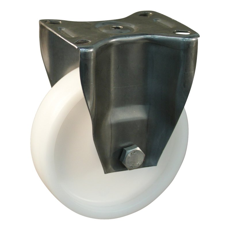 roue fixe 100mm serie 34 ᠆ 30 montage de la plaque palier lisse