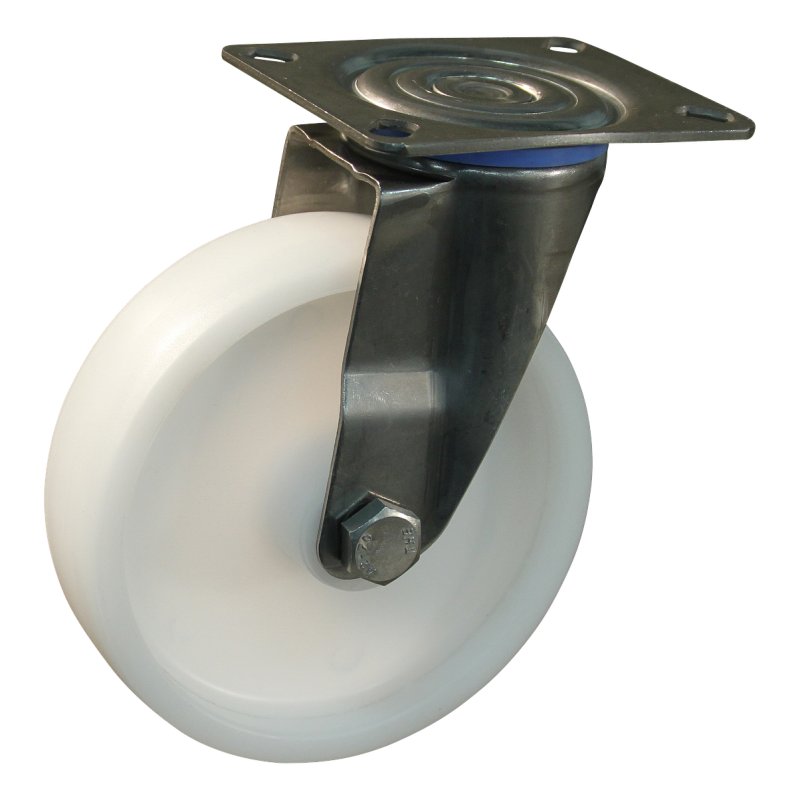 roulette pivotante 125mm serie 34 ᠆ 30 montage de la plaque palier lisse