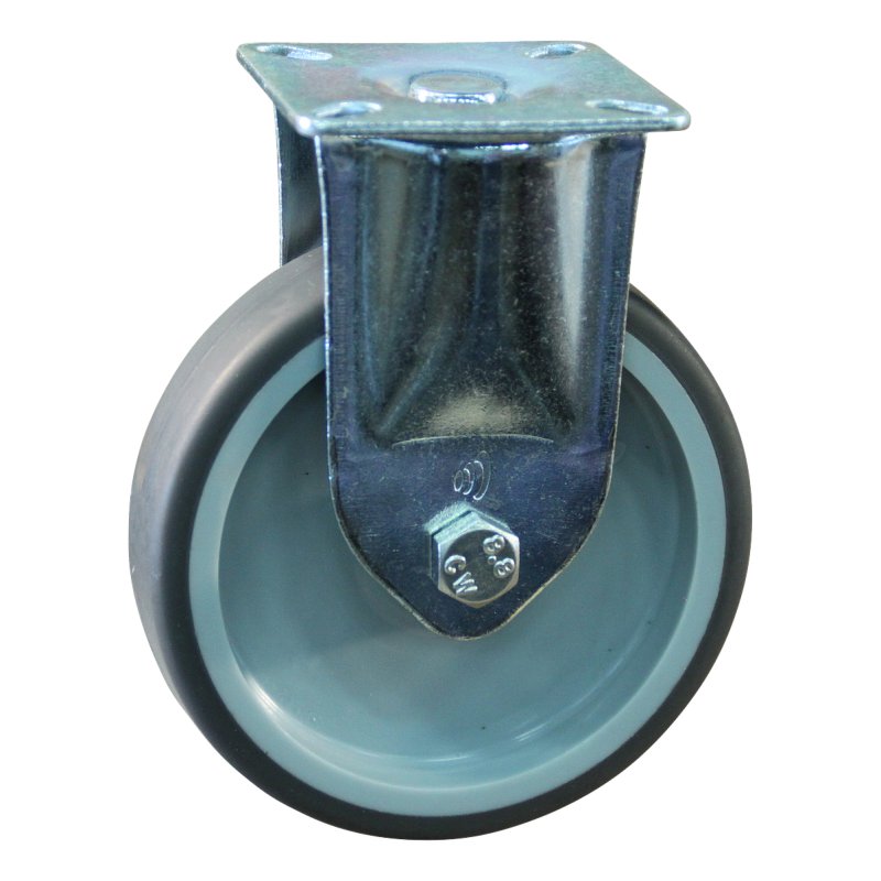 roue fixe 100mm serie 68 ᠆ 60 montage de la plaque palier lisse