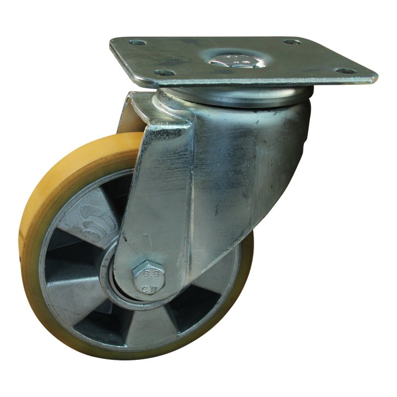 roulette pivotante 160mm série 29 ᠆ 19 montage de la plaque roulement à billes