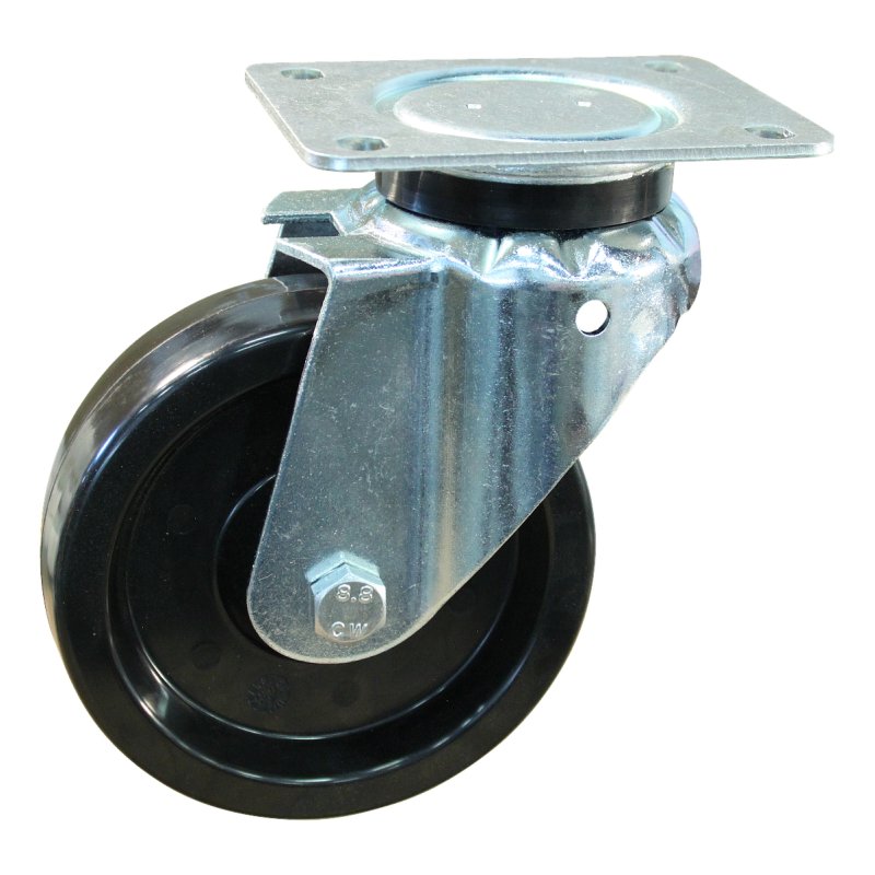 roulette pivotante 150mm serie 35 ᠆ montage de la plaque palier lisse
