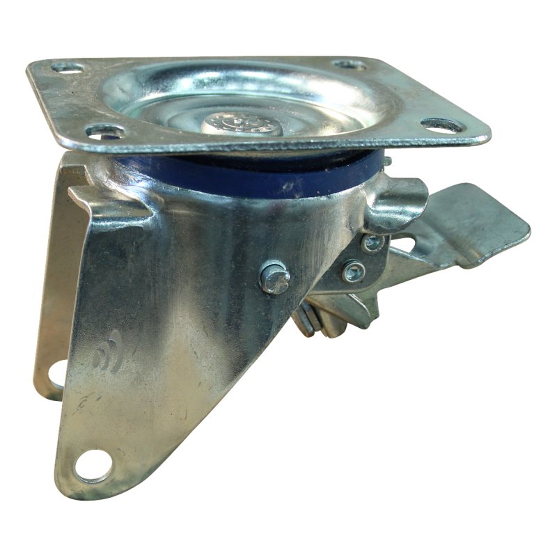 roulette pivotante avec frein 160mm serie 11 ᠆ 12 plaatbevestiging met uitsparing richtingvastzetter palier lisse