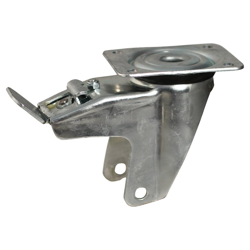 roulette pivotante avec frein 150mm serie 34 ᠆ 91 montage de la plaque palier lisse