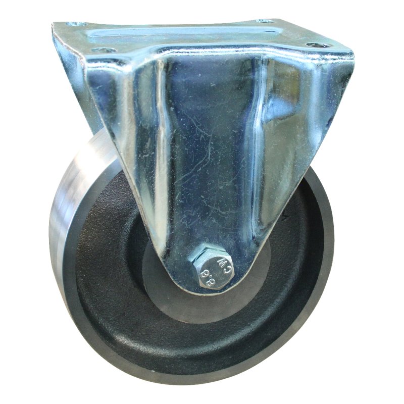 roue fixe 130mm serie 45 ᠆ 91 montage de la plaque palier lisse