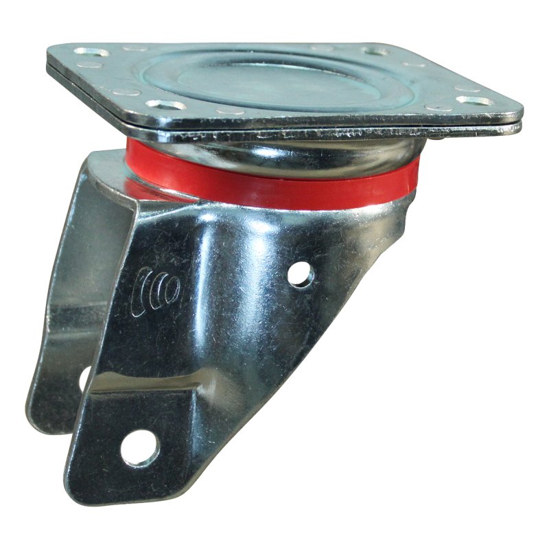 roulette pivotante avec frein 125mm serie 33 ᠆ 17 montage de la plaque palier lisse