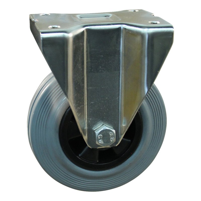 roue fixe 100mm serie 11 ᠆ 31 montage de la plaque roulement à aiguilles éxécution inox