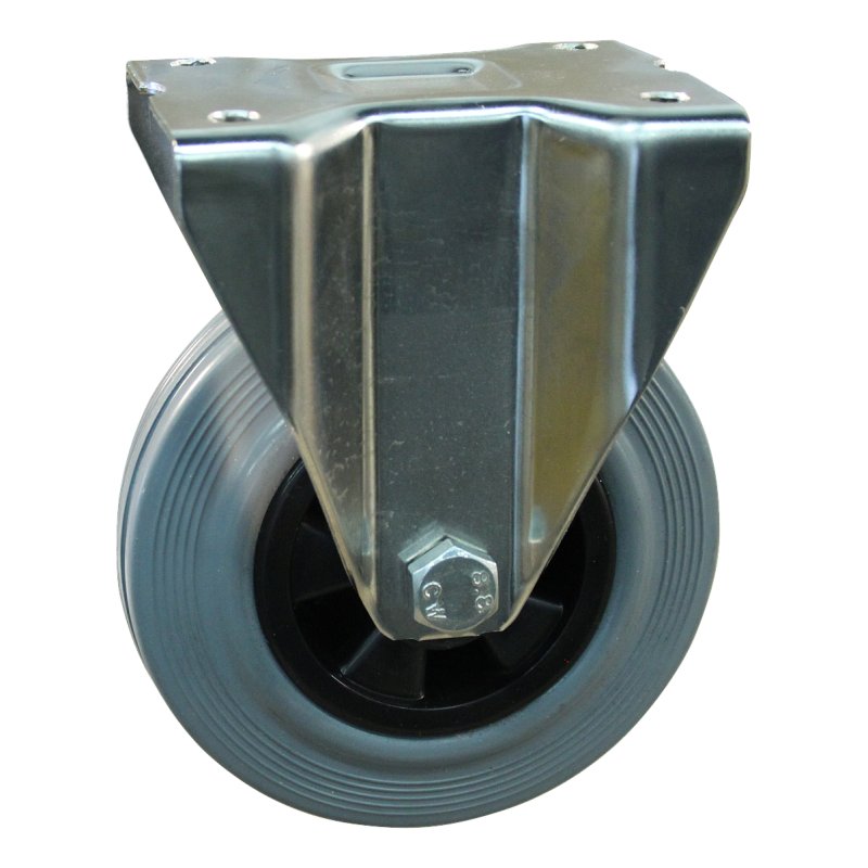roue fixe 125mm serie 11 ᠆ 31 montage de la plaque roulement à aiguilles éxécution inox
