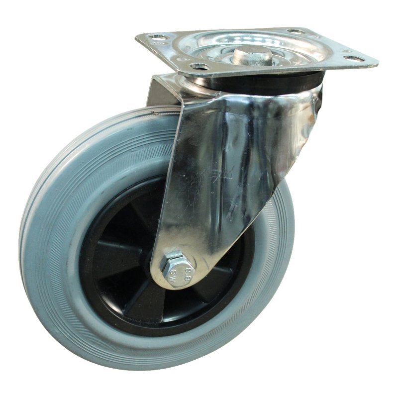roulette pivotante 200mm serie 11 ᠆ 31 montage de la plaque palier lisse