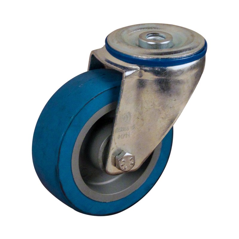 roulette pivotante 100mm serie 21 ᠆ 15 trou pour boulon roulement à rouleaux