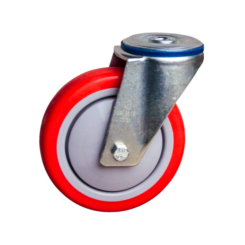 roulette pivotante 125mm serie 21 ᠆ 15 goupille roulement à billes