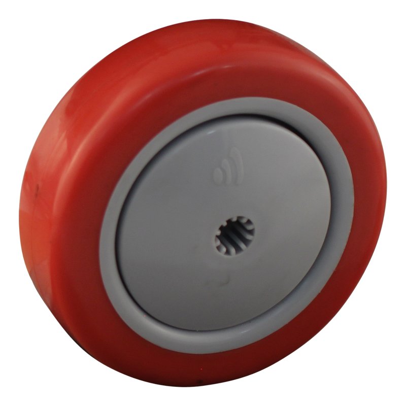 roulette pivotante avec frein 100mm serie 21 ᠆ 15 trou pour boulon roulement à billes