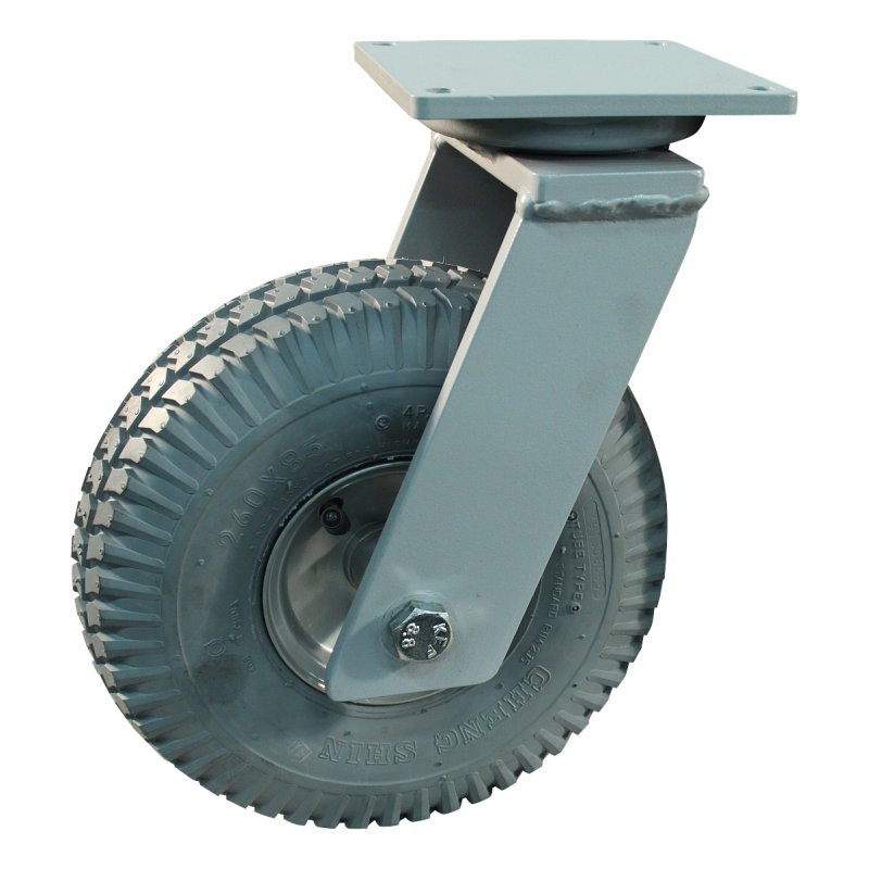 roulette pivotante 3.00-4 2.10x4 ET0 NL69mm métal C-248 gris 212mm 20 montage de la plaque roulement à rouleaux